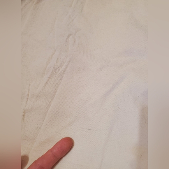 Disney Mickey Mouse Graphic T-Shirt "Happiness Is A State Of Mind". Beige/Yellow - Picture 8 of 9